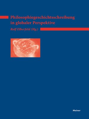 cover image of Philosophiegeschichtsschreibung in globaler Perspektive